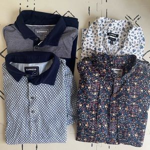 Express short sleeve polos